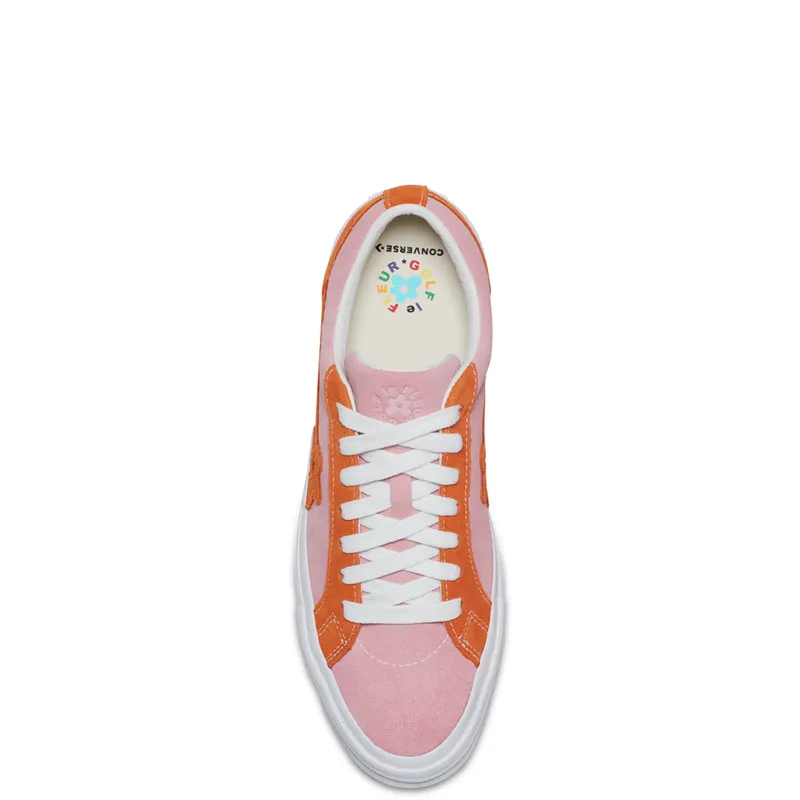 Converse One Star Ox Tyler the Creator Golf Le Fleur Pink Orange Candy Pink/Orange Peel-White (162125C)