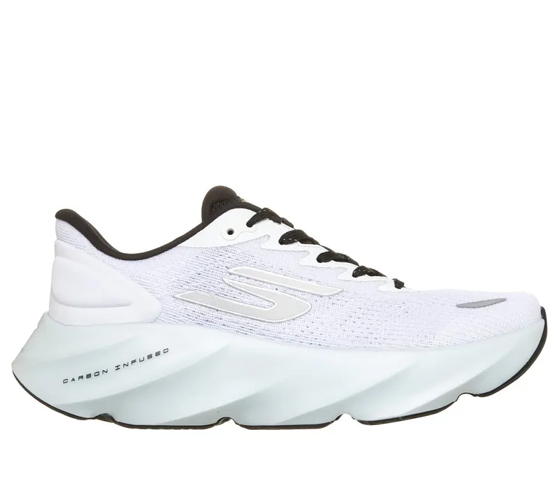 Skechers Aero Burst Sneaker Wht/Black/Blue