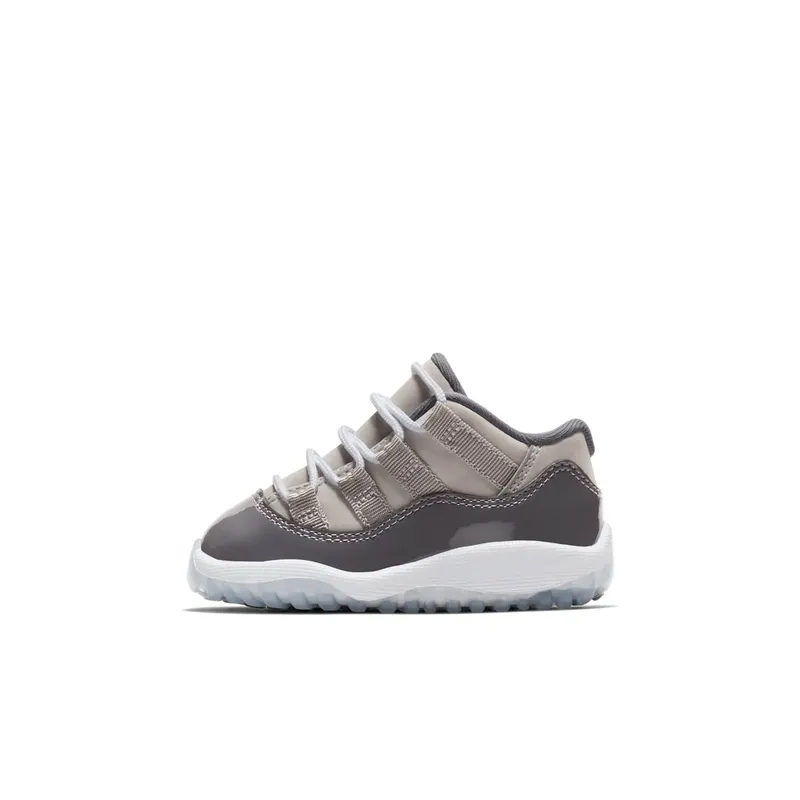Jordan 11 Retro Low Cool Grey (TD) Medium Grey/White-Gunsmoke (505836-003)