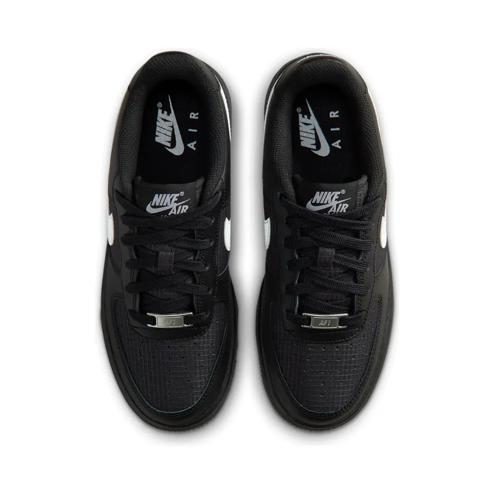 Nike Air Force 1 Tech GS “Black White” (IR3992-001)