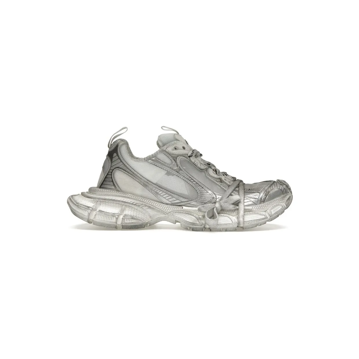 Balenciaga 3XL White Silver Summer Mesh (734734WTRMH9080)
