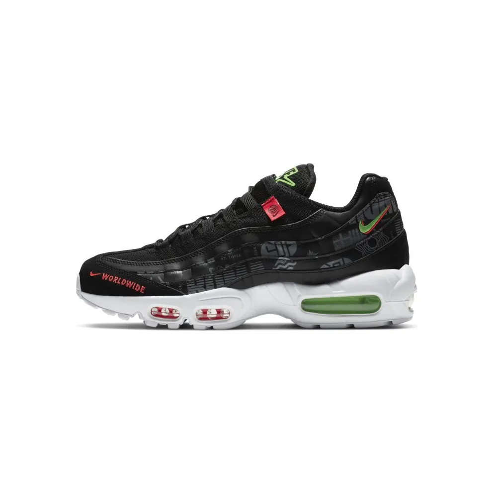 Nike Air Max 95 Worldwide Pack Black Black/Green-Red-White (CQ9743-001)