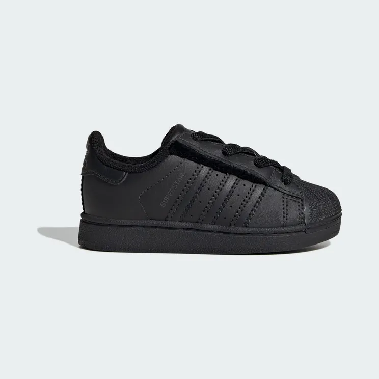 Adidas Superstar II Elastic Lace Kids Core Black / Core Black / Core Black (JR9415)