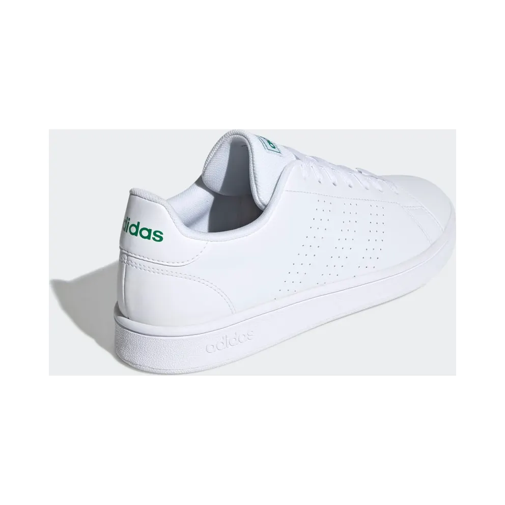 Adidas Advantage Base Cloud White / Cloud White / Green (EE7690)