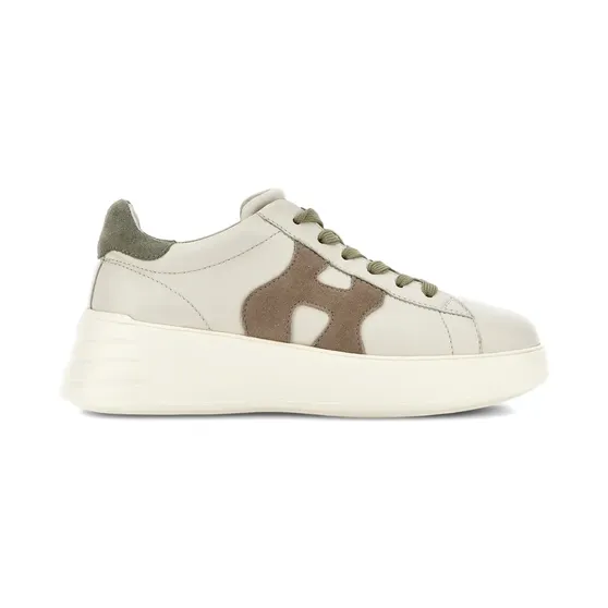 Hogan Rebel sneakers met applicatie – Beige (HXW5620DN61N1M)