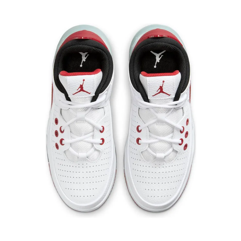 Jordan Max Aura 5 White Varsity Red Wolf Grey Black (DZ4352-101)