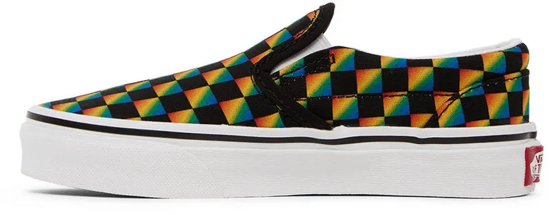 Vans Kids Multicolor Classic Slip-On Little Kids Sneakers (VN0A7Q5GBLK)