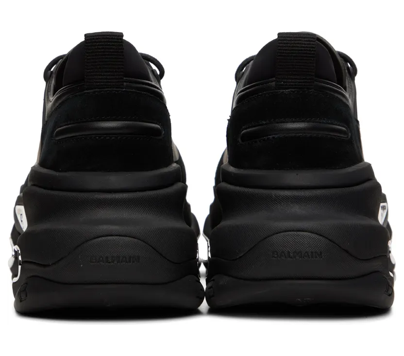 Balmain White B-Bold Low-Top Sneakers (YM1VI277TRPN) (2)