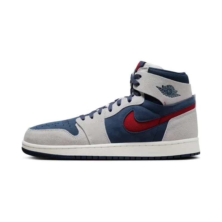 Jordan 1 High Zoom Air CMFT 2 Olympic “Midnight Navy / Neutral Grey / Summit White / Varsity Red” (DV1307-406)