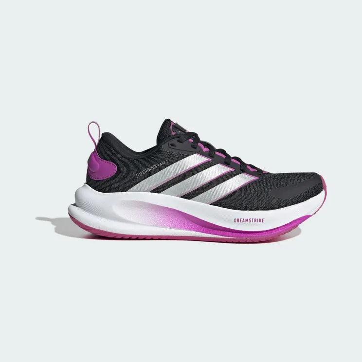 adidas Minecraft Supernova Ease 2 Junior Running “Core Black / Silver Metallic / Purple Burst” (KJ9657)