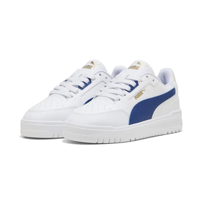 Puma Shuffle Downtown Low “Puma White / Clyde Royal / Puma Gold” (403739_11)