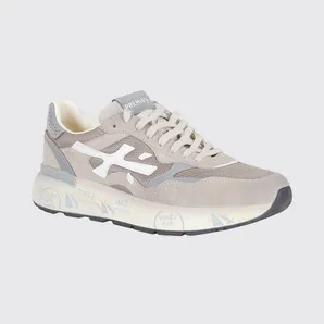 Premiata Mick Used Suede and Mesh Sneakers Brown (MICK018118)