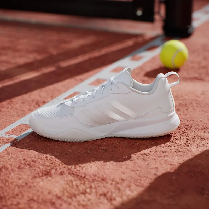 Adidas Avaflash Tennis Shoes Cloud White / Cloud White / Zero Metalic (JR4512)