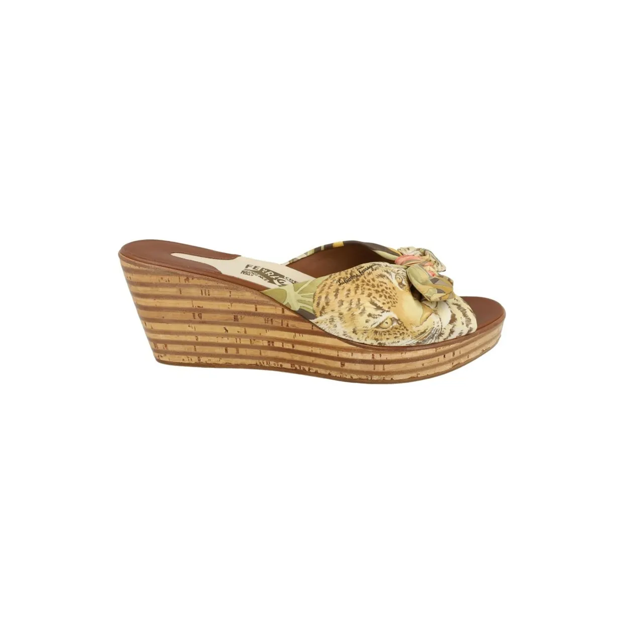 Ferragamo Seta 1994 Archive Limited Edition Wedges Multi (01R150-730093-M)