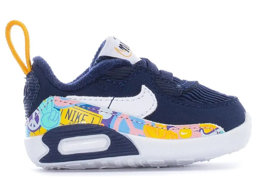 Nike Air Max 90 Leather Midnight Navy Peace (I) (DB0263-400)