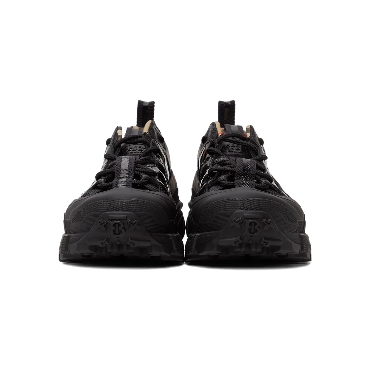 Burberry Black Patent Arthur Sneakers (8036166) (2)