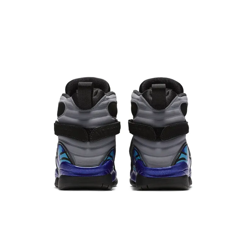 Jordan 8 Retro Aqua 2015 (GS) Black/Bright Concord-Aqua Tone (305368-025)