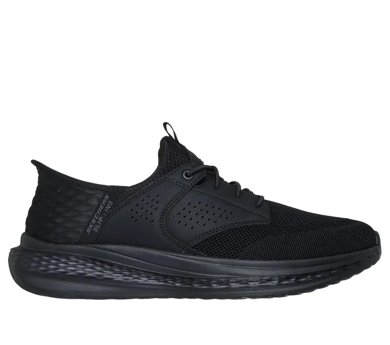Skechers Slip-ins Relaxed Fit: Slade “Caster Sneaker Black” (210889BBK)