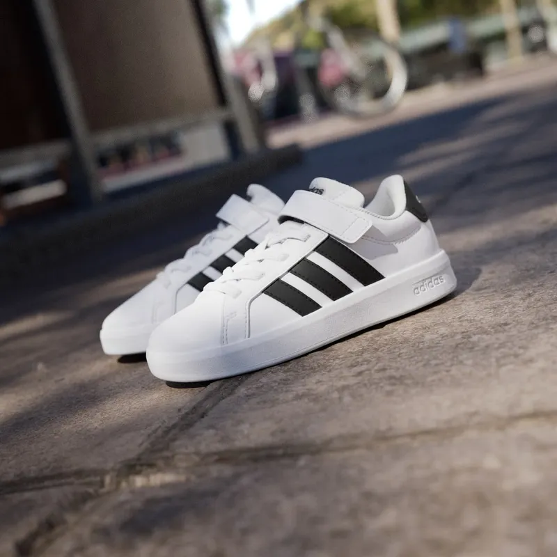 Adidas GRAND COURT 3.0 Shoes KIDS Cloud White / Core Black / Cloud White (HP3531)