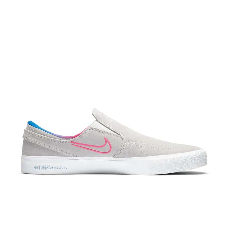 Nike SB Zoom Stefan Janoski Slip RM T Summit White Summit White/Pink Blast/Pink Blast (CU9230-100)