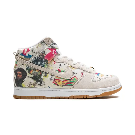 Nike x Supreme SB Dunk High Rammellzee “White” (FD8779)