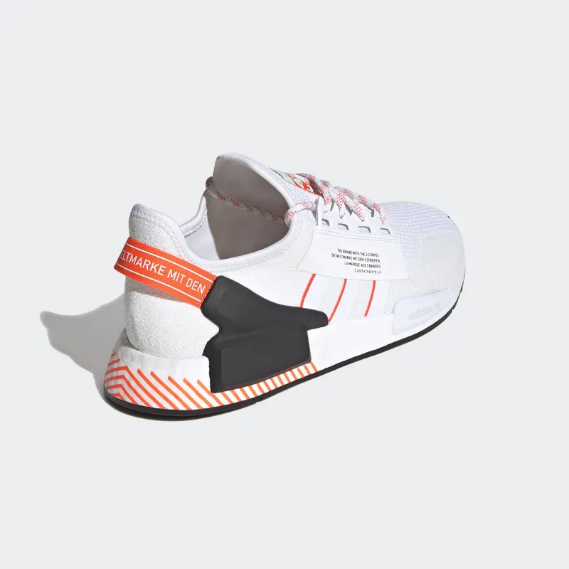 adidas NMD R1 V2 Cloud White Cloud White/Cloud White/Solar Red (FW6410)