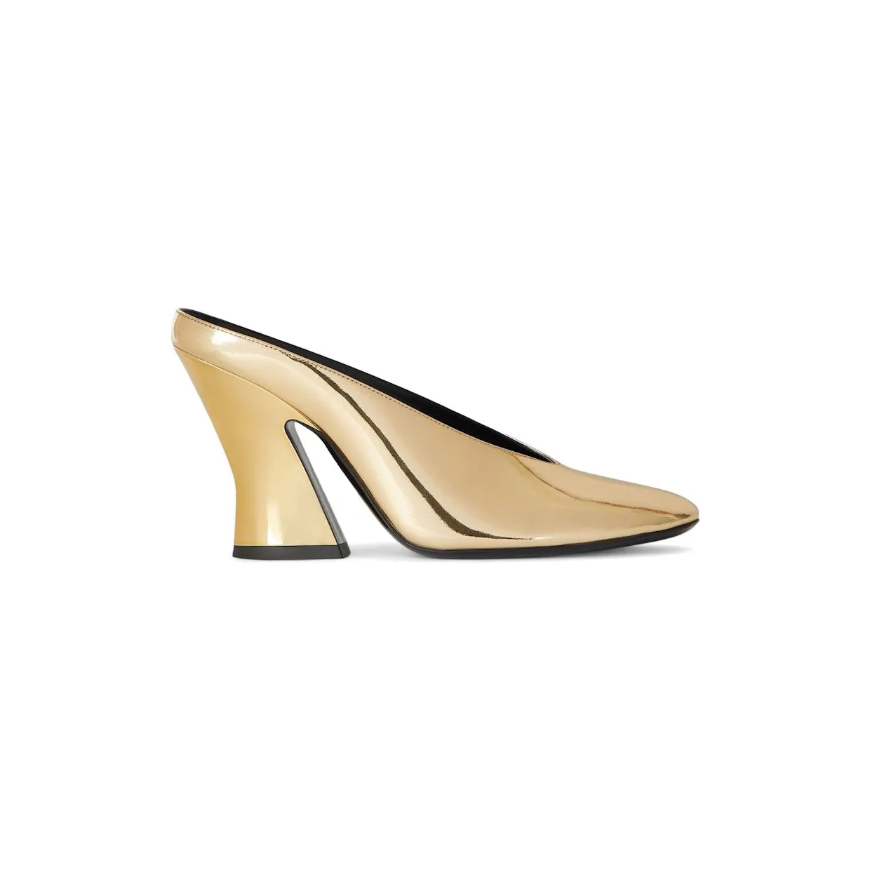 Givenchy Shark Sculpted Mule 95mm Heel Golden (BE4044E2DD-715)