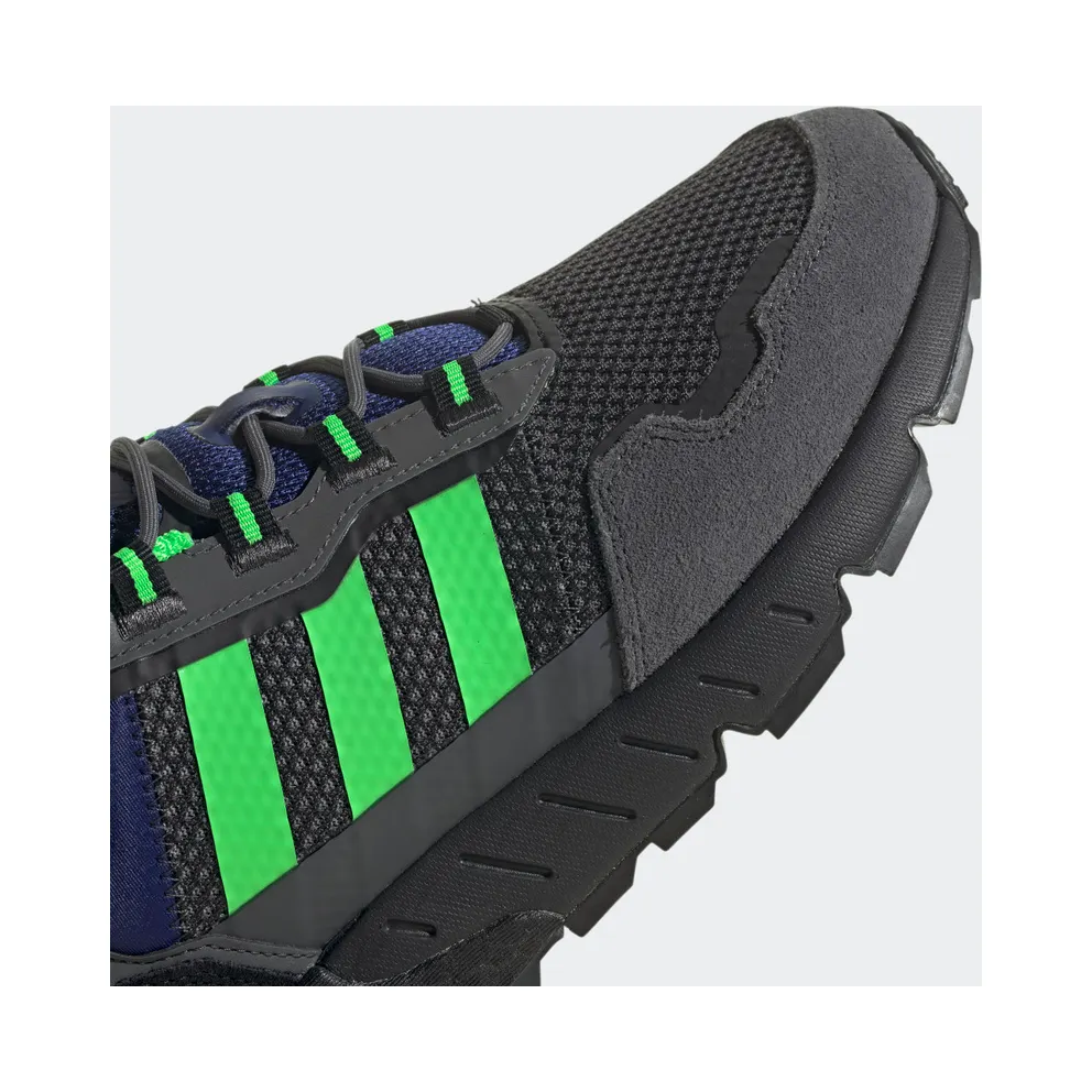 Adidas ZX 1K Boost Grey Six / Screaming Green / Core Black (H00430)