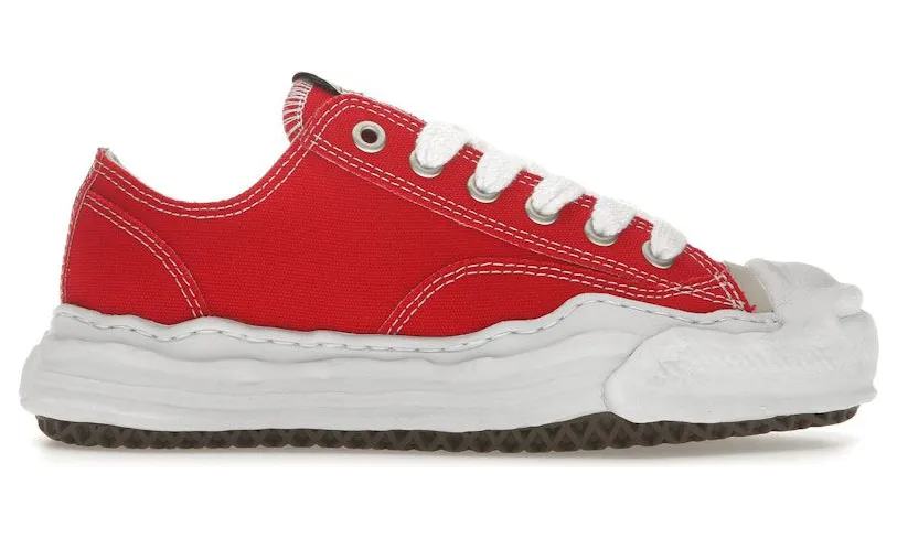 Maison Mihara Yasuhiro Hank OG Sole Canvas Low Red (A05FW702-RED)
