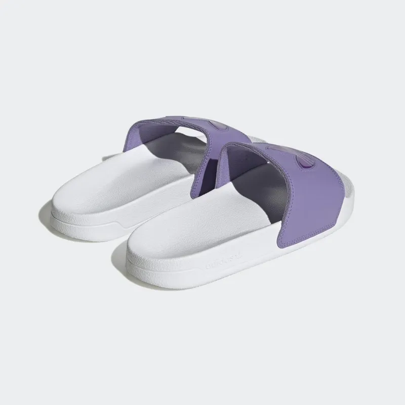 Adidas Adilette Lite Slides Cloud White / Magic Lilac / Shock Purple (IG7071)
