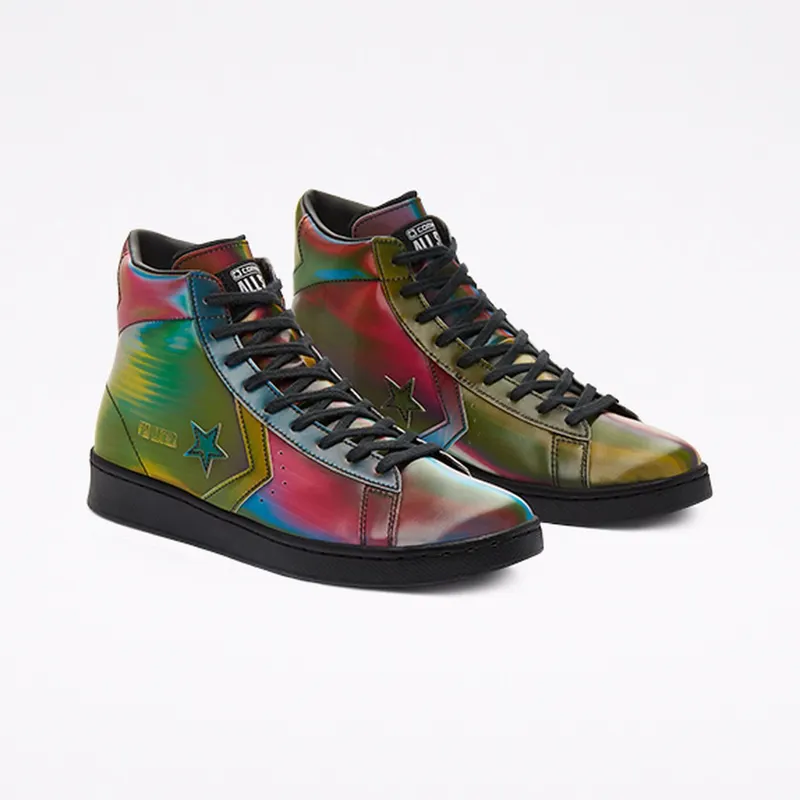 Converse All Star Pro Leather High Top Black/multi/white (170494C)
