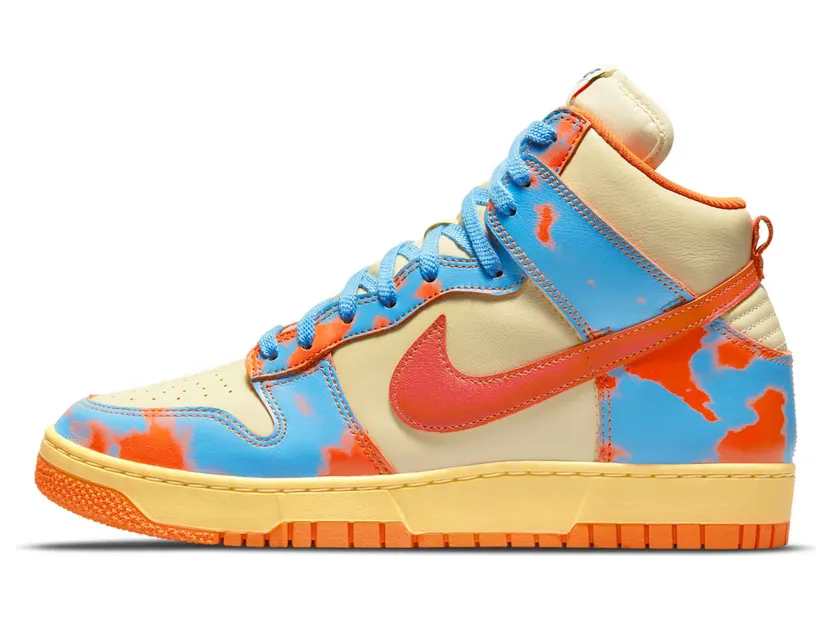 Nike Dunk High 1985 Orange Acid Wash – “Orange / Blue” (DD9404-800)