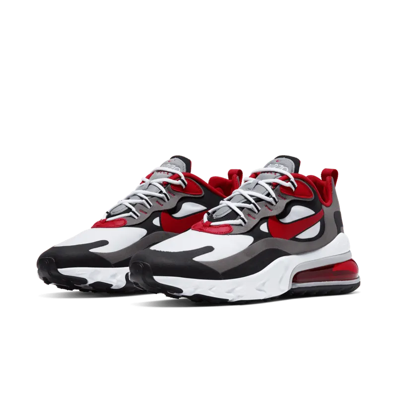 Nike Air Max 270 React Black Iron Grey University Red Black/White-Iron Grey-University Red (CI3866-002)