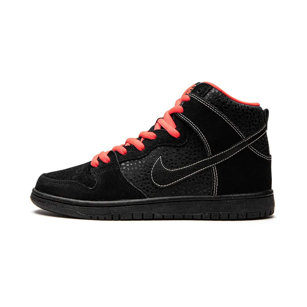 Nike Dunk SB High Black Safari Atomic Red (305050-066)