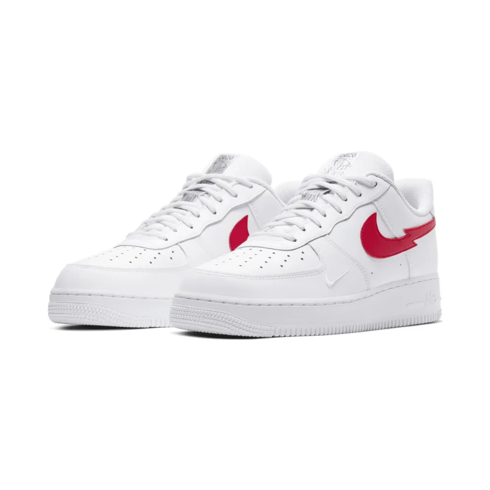Nike Air Force 1 Low Euro Tour (2020) White/University Red-Midnight Navy (CW7577-100)