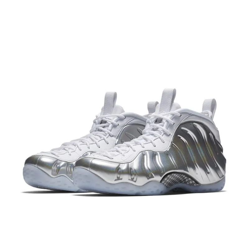 Nike Air Foamposite One Chrome White (W) White/Chrome-Blue Tint (AA3963-100)