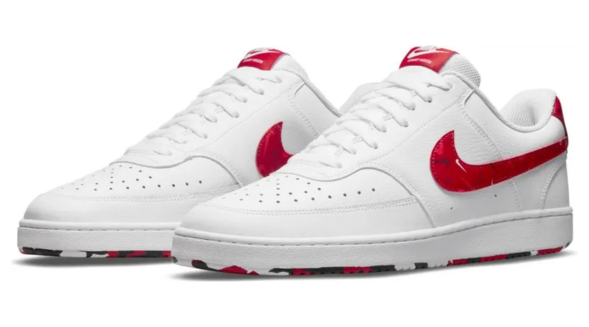 Nike Court Vision Low Swoosh Print Red (DM7588-100)