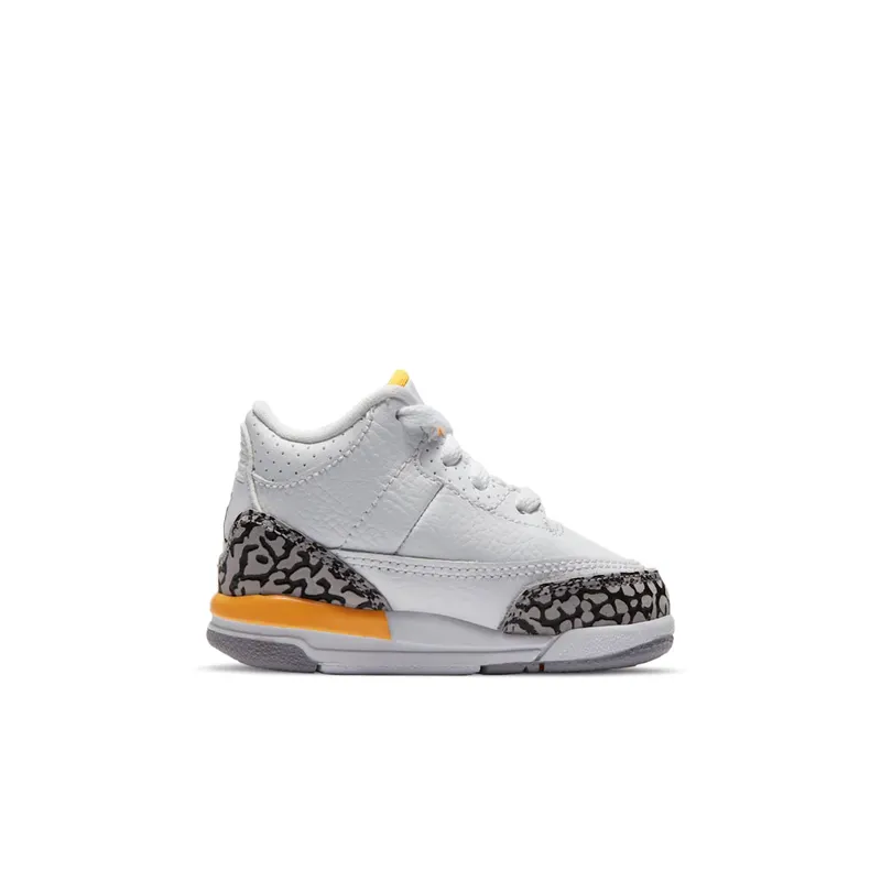 Jordan 3 Retro Laser Orange (TD) White/Black-Laser Orange-Cement Grey (654964-108)