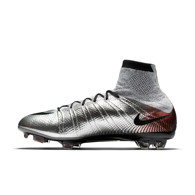 Nike Mercurial Superfly 4 CR7 Quinhentos Metallic Silver/Black-Gym Red (839622-006)