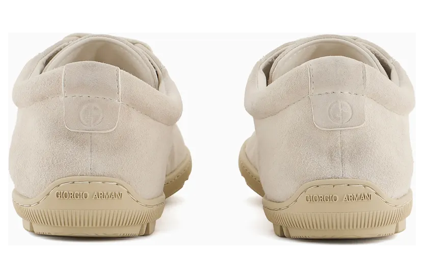 Armani Low-Top Suede Lace-Up Sneakers With Rubber Sole (X2X208-XF829-00638) (4)
