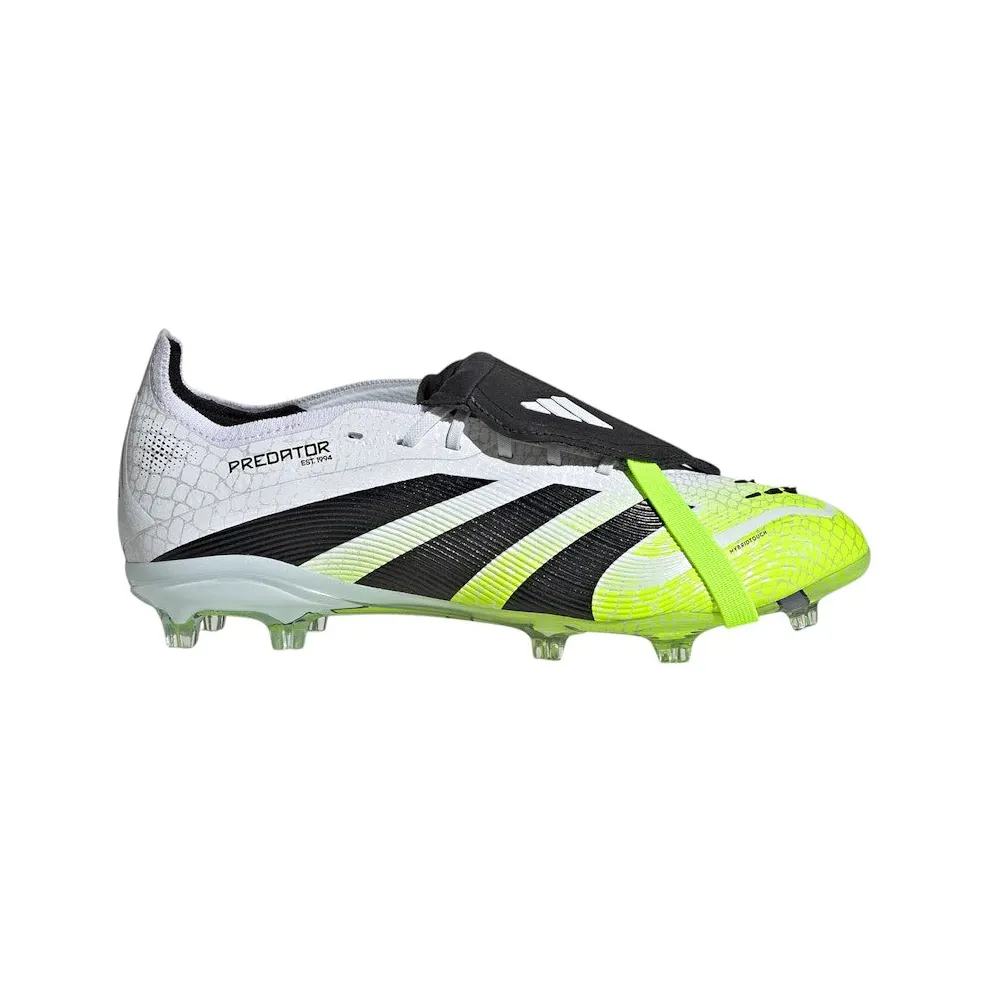 adidas Predator Elite Fold-Over Tongue FG Cloud White Core Black Lucid Lemon (JP9915)