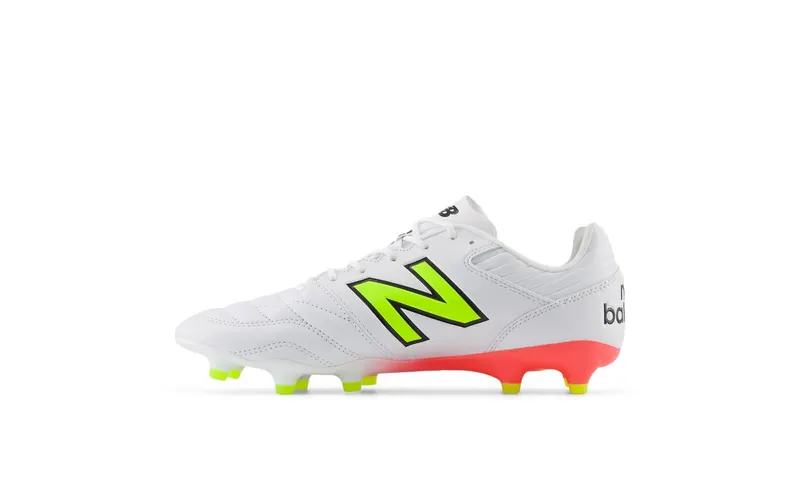 New Balance 442 Pro FG v2 White Energy Red Hi-Lite (MS41FMB2)