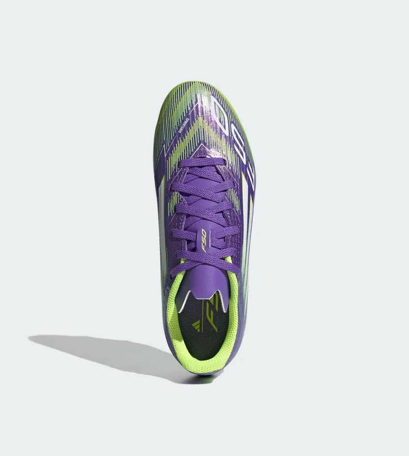 adidas F50 League FG/MG Purple Rush Cloud White Lucid Lemon (JH7747)