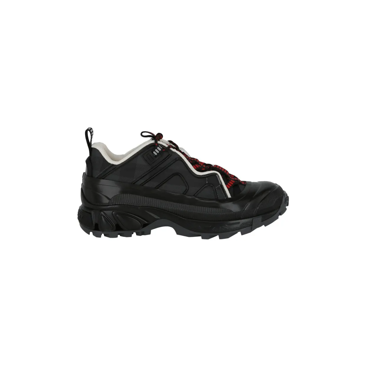 Burberry Arthur Low-Top Check Black Red (8055576 00017)