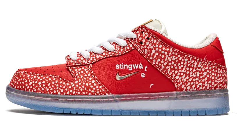 Nike Dunk SB Low Stingwater Magic Mushroom – “Red / White Ice” (DH7650-600)