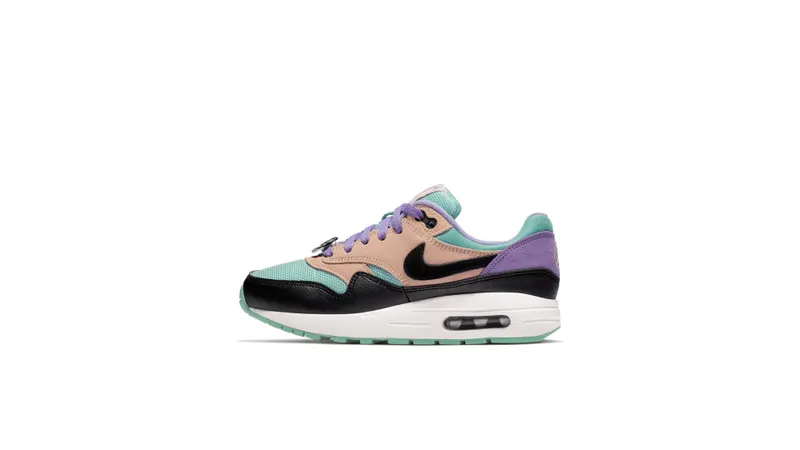 Nike Air Max 1 Have a Day (GS) Black/White-Space Purple-Bleached Coral (AT8131-001)