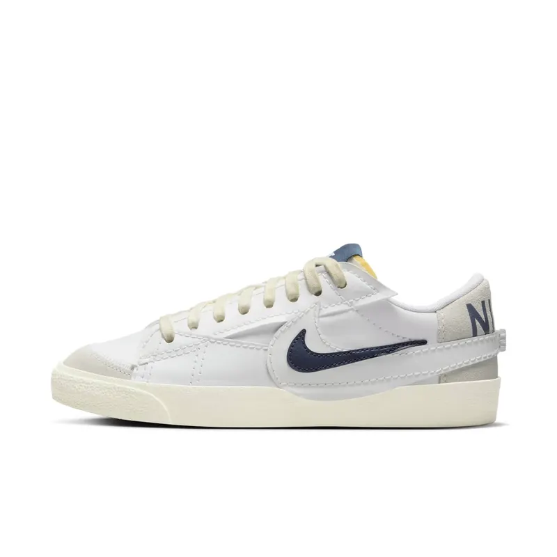 Nike Blazer Low 77 Jumbo SE Summit White Midnight Navy (FD0378-121)