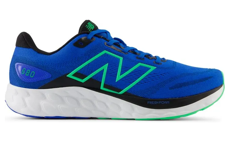 New Balance Fresh Foam 680v8 Blue Oasis Lime Leaf Black (M680LB8)
