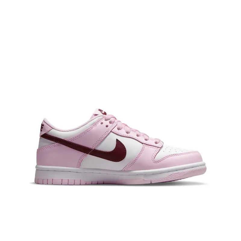 Nike Dunk Low Pink Red White (PS) GS (CW1590-601)