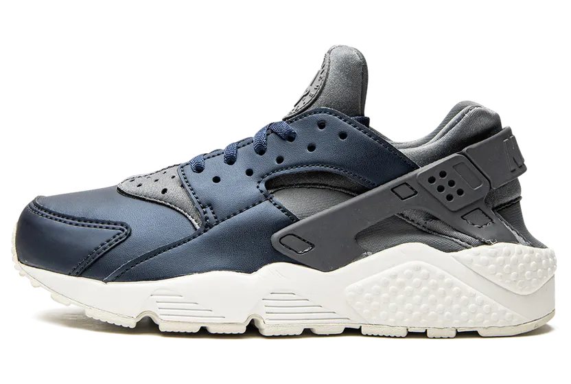 Nike Air Huarache Run Prm Txt Cool Grey Metallic Armory Navy (W)